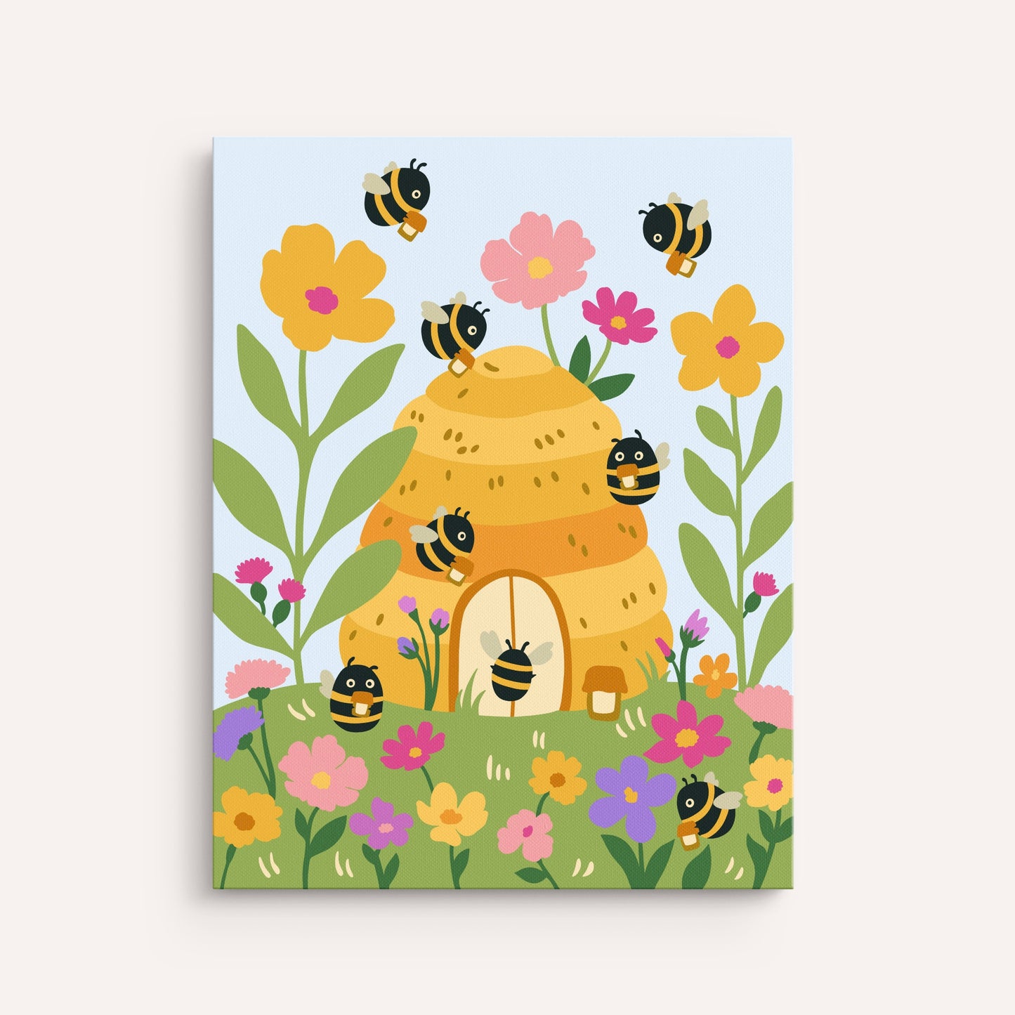 Bees in a Meadow