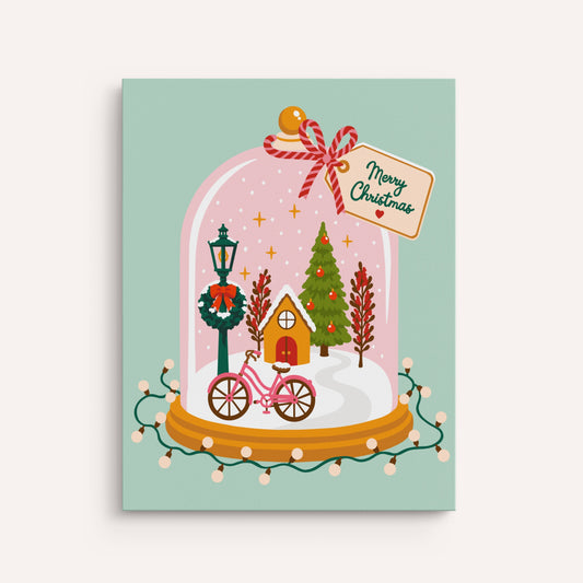 Christmas Cloche Paint by Numbers – Seconds only