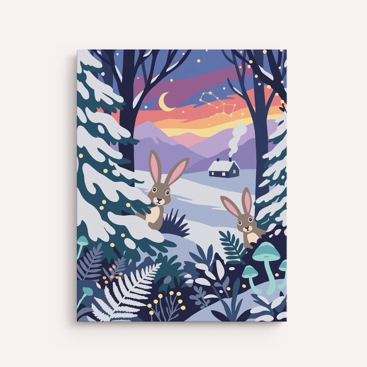 Winter Wonderland Paint by Numbers Kit